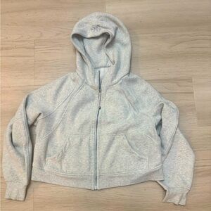 Gray Zip-Up Hoodie
